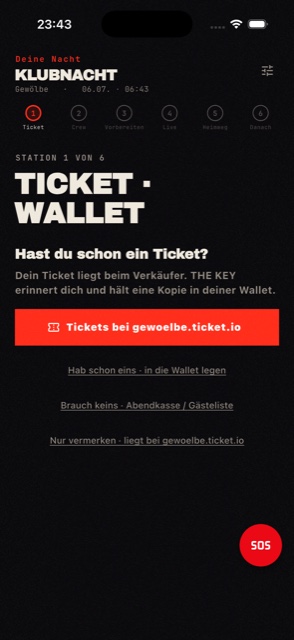 THE KEY, Station 1: Hast du schon ein Ticket? Ein roter Knopf zum Verkäufer
